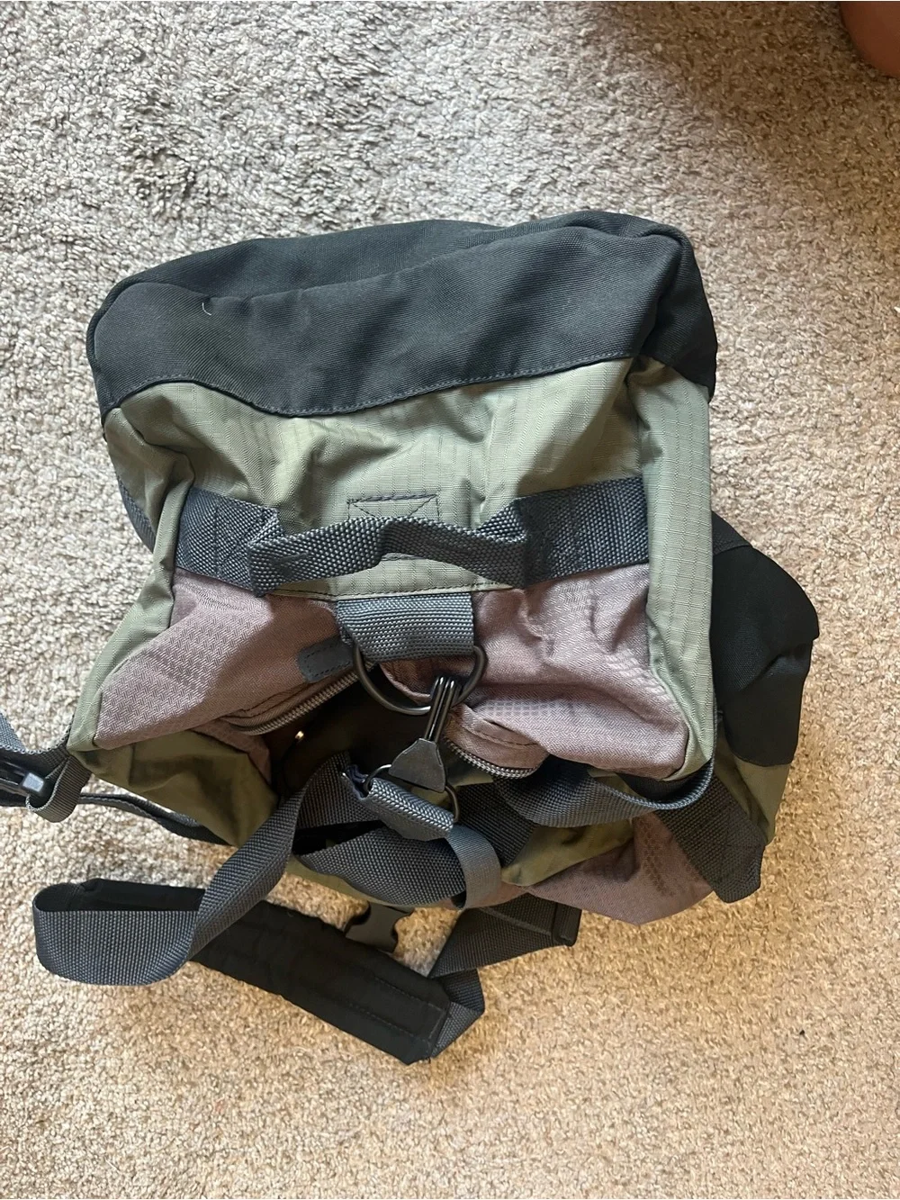 No Matter What Olive & Black Duffel Bag